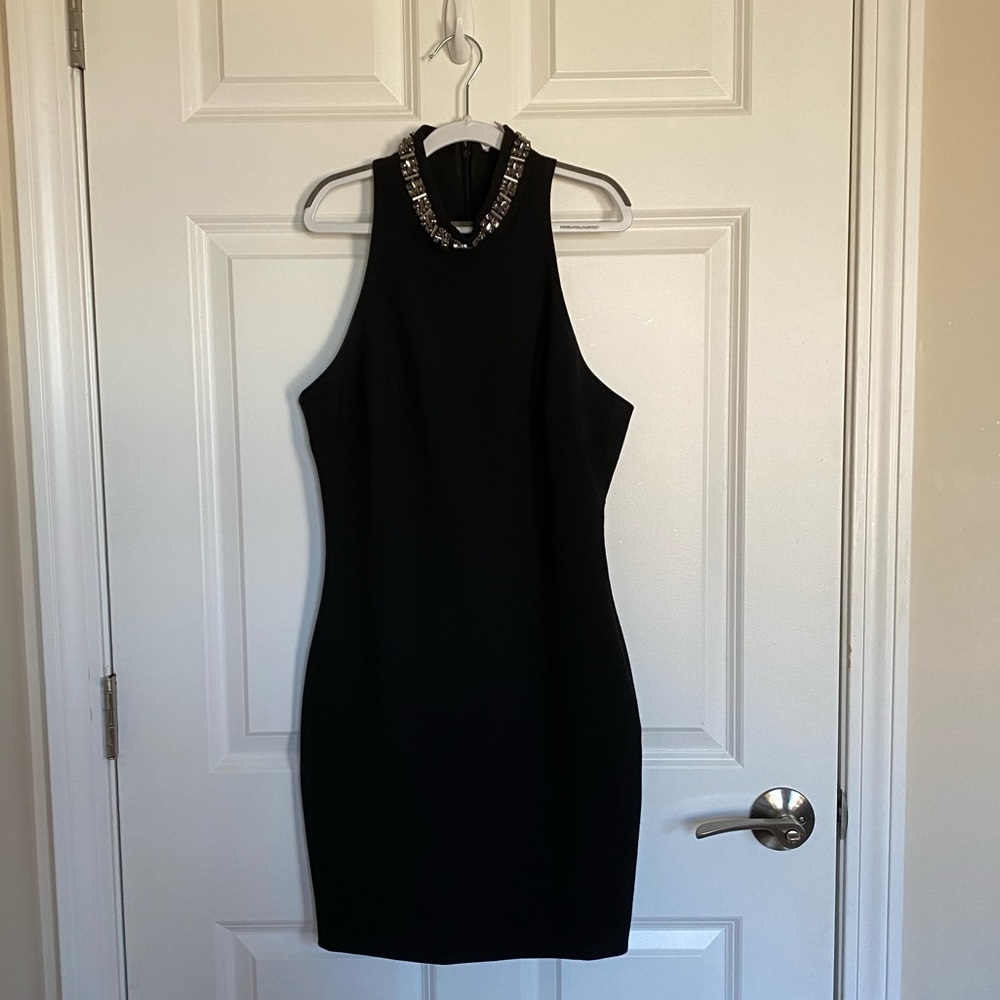 Elizabeth and James black bling dress